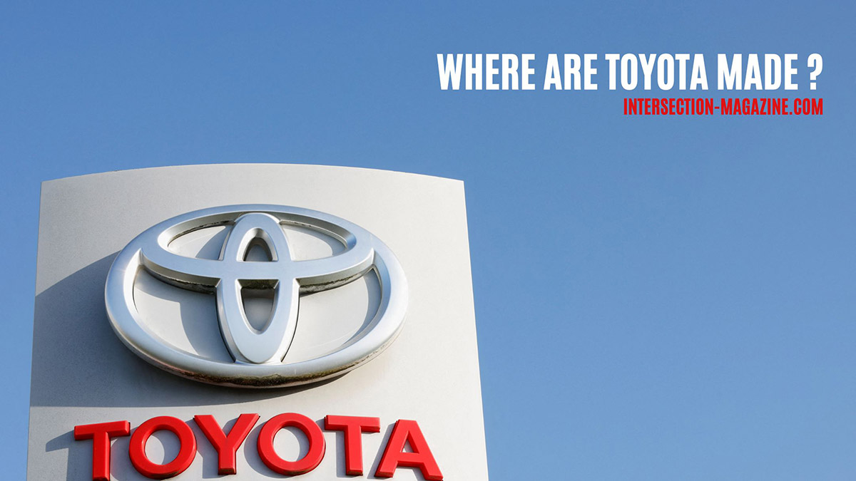 where are toyotas made